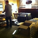 Bob Clarke breaking down the Basis turntable... disassembly of our room