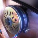 Motor treated with a couple of strips of damping tape