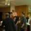 David winding people up at the snack table