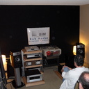 MIT Cables interconnects inside Bob Hodas' system featuring Focal and The Tape Project.