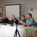 Keith Johnson (reference Recordings/Spectral Audio), Bruce Brisson (MIT Cables), Leslie Ann Jones (Skywalker Sound), and Michael Bishop (Five/Four Productions)