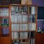 Record cabinet 2 with more EMI boxes/Deccas/London/Argo/Lyrita, etc. Note cat on top of box.